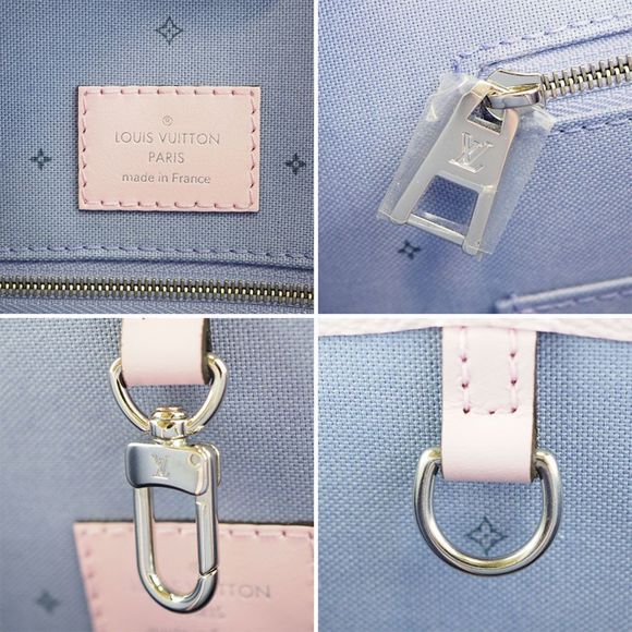 Louis Vuitton Tote Bag On The Go Monogram Leather Pastel GM LV 2way Shoulder Bag - Picture 9 of 9